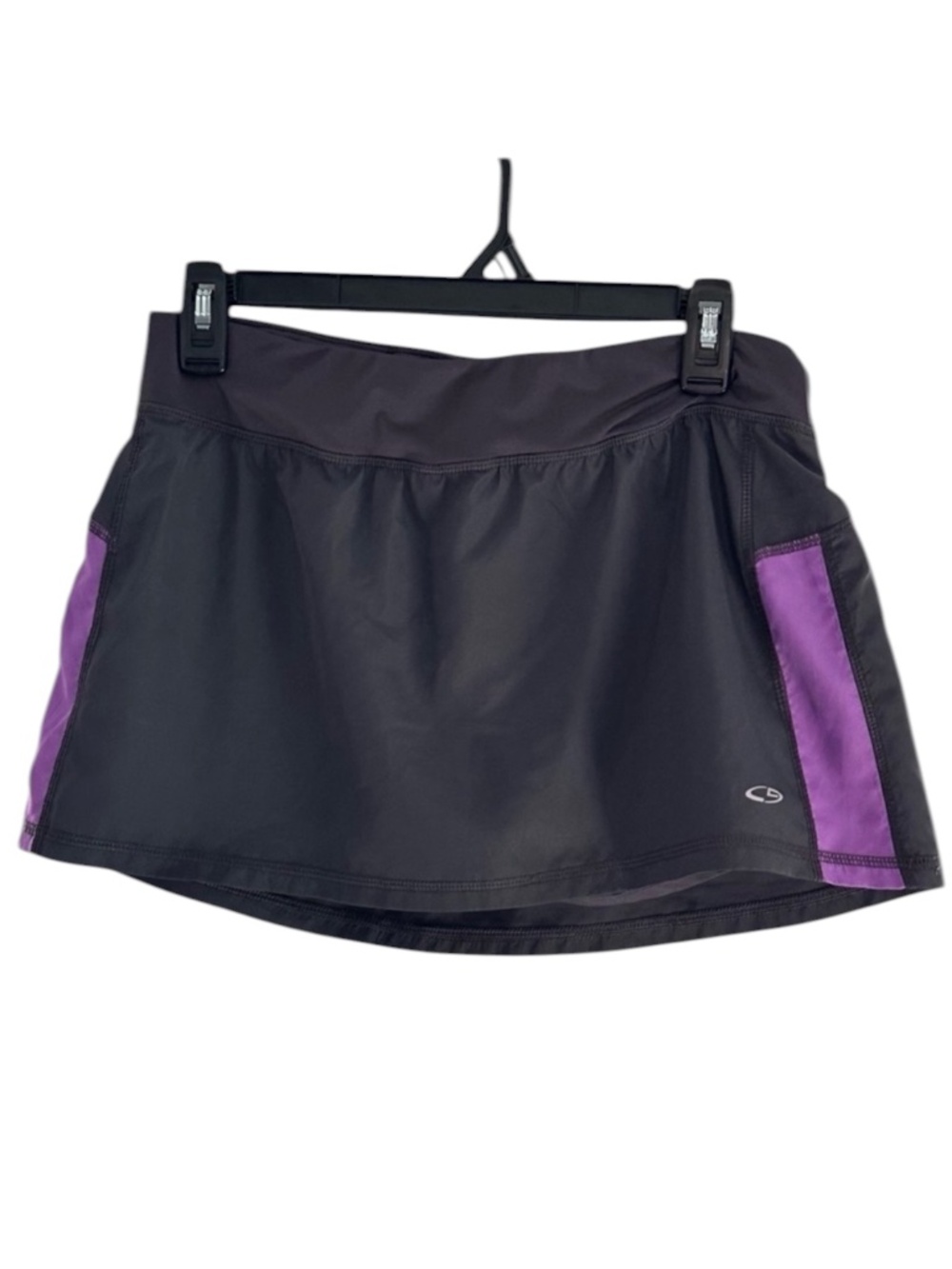 Champion Skort Skirt With Attached Shorts Black & Purple Size Small S Pre-Loved